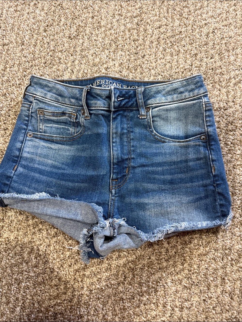 American Eagle Outfitters Blue Denim Cutoff Jean Shorts